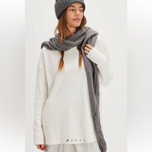 NWT Free People Coastline Cable Knit Scarf